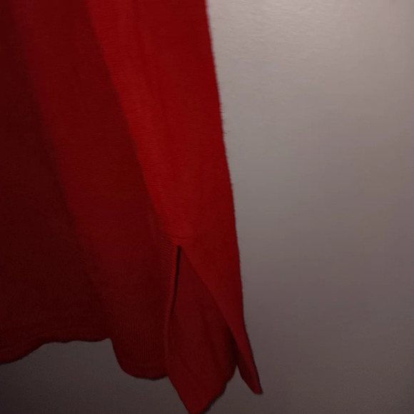 Venezia lane Bryant jeans women's tunic sweater size 22/24 red long slee… - Picture 2 of 6